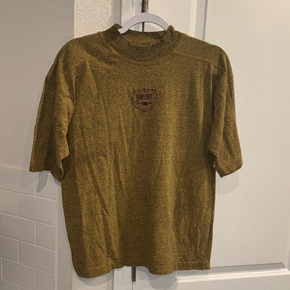 Bugle Boy Olive Unisex Brown T-Shirt